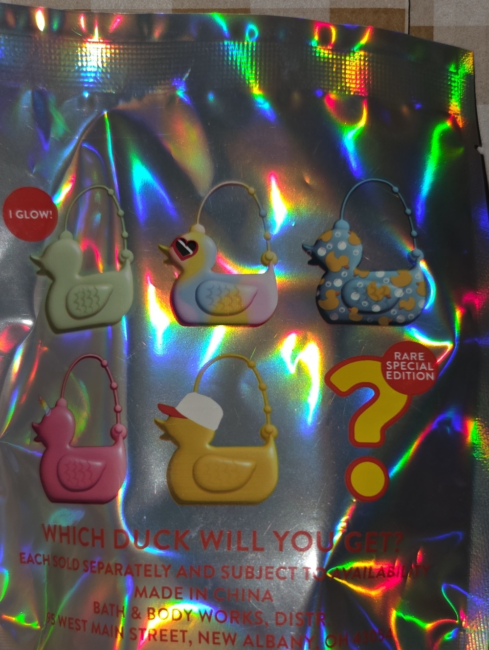 Bath & Body Works Mystery Duck Pocketbac Holder NWT SKU48 - Picture 2 of 3